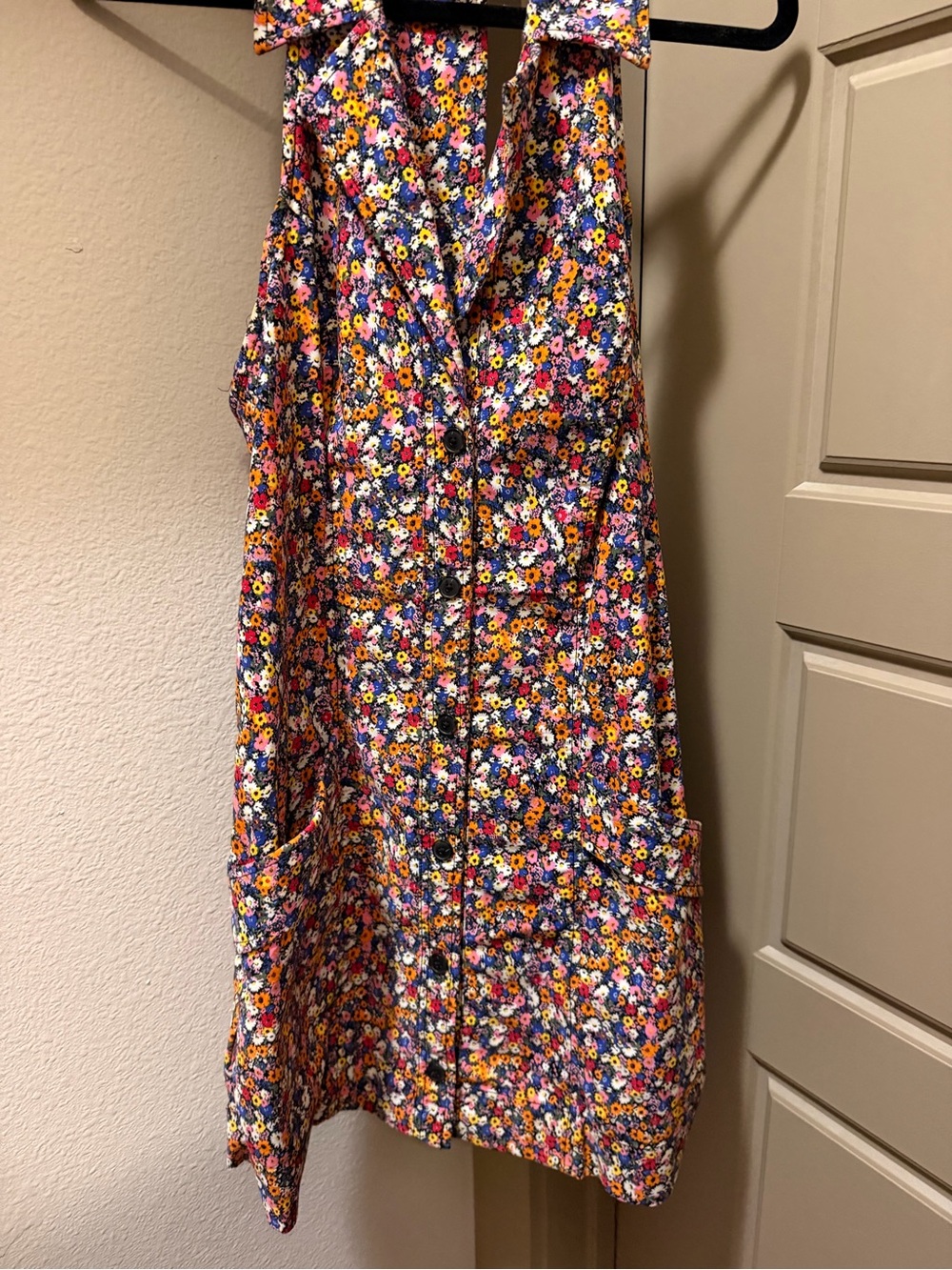 Maeve Floral Collared Button Front Dress - Picture 2 of 6